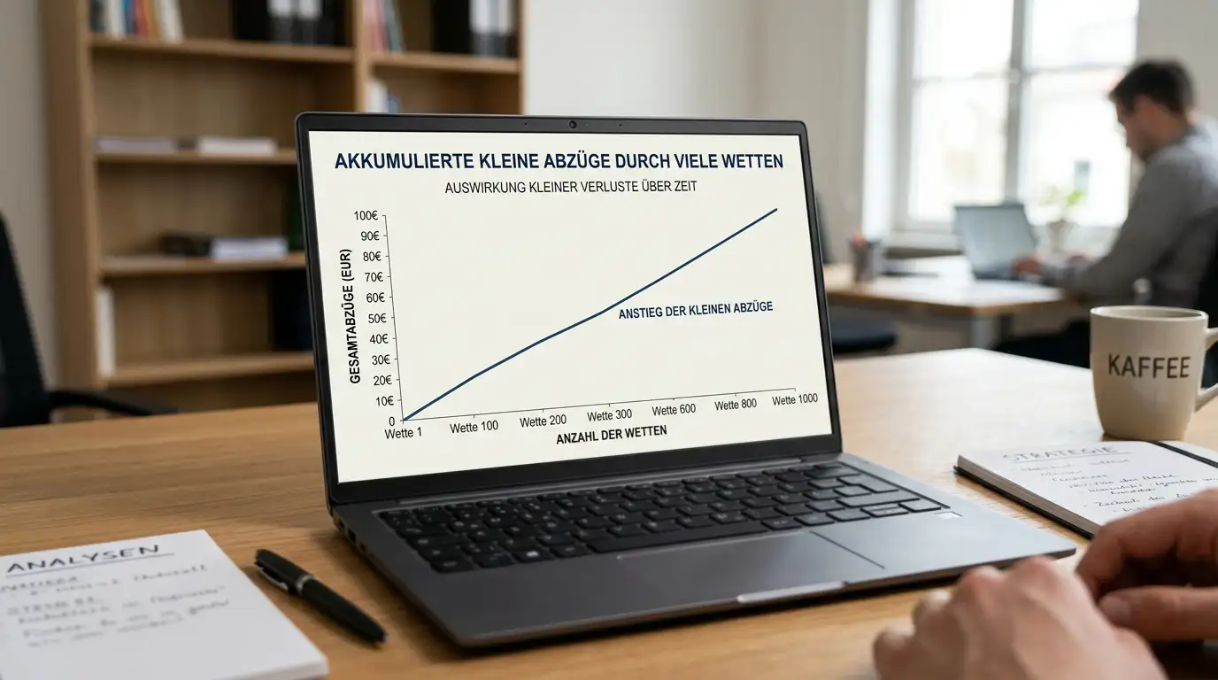 Steuerabzug summiert sich über viele Wetten einer Saison spürbar