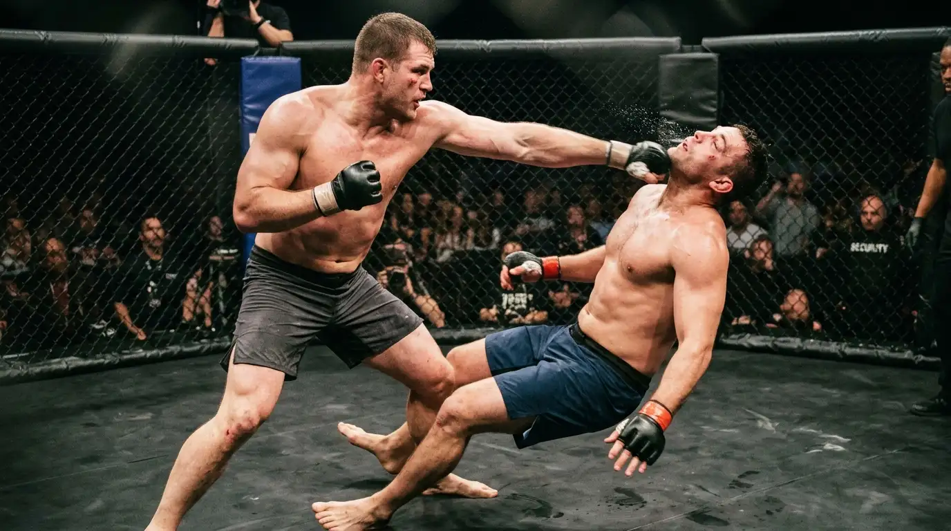 Schwergewichtskämpfer beendet den Kampf per Knockout, Grundlage der KO-Prop