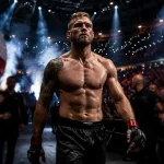 KSW-Kämpfer betritt die Arena vor ausverkauftem Publikum in Polen