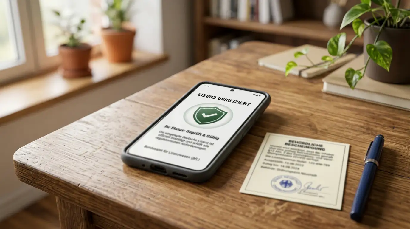 Sinnbild für die Wahl regulierter, vertrauenswürdiger Anbieter trotz verlockender Quoten