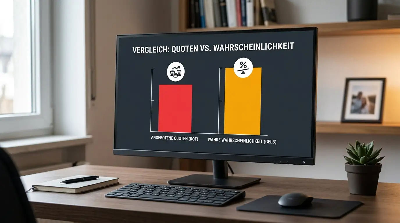 Gegenüberstellung von angebotener Quote und tatsächlicher Wahrscheinlichkeit eines Kampfes