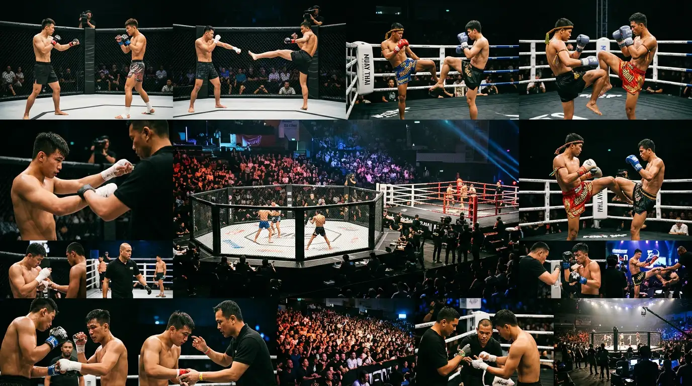 Mehrere Kampfsportdisziplinen unter dem ONE-Dach von MMA bis Muay Thai