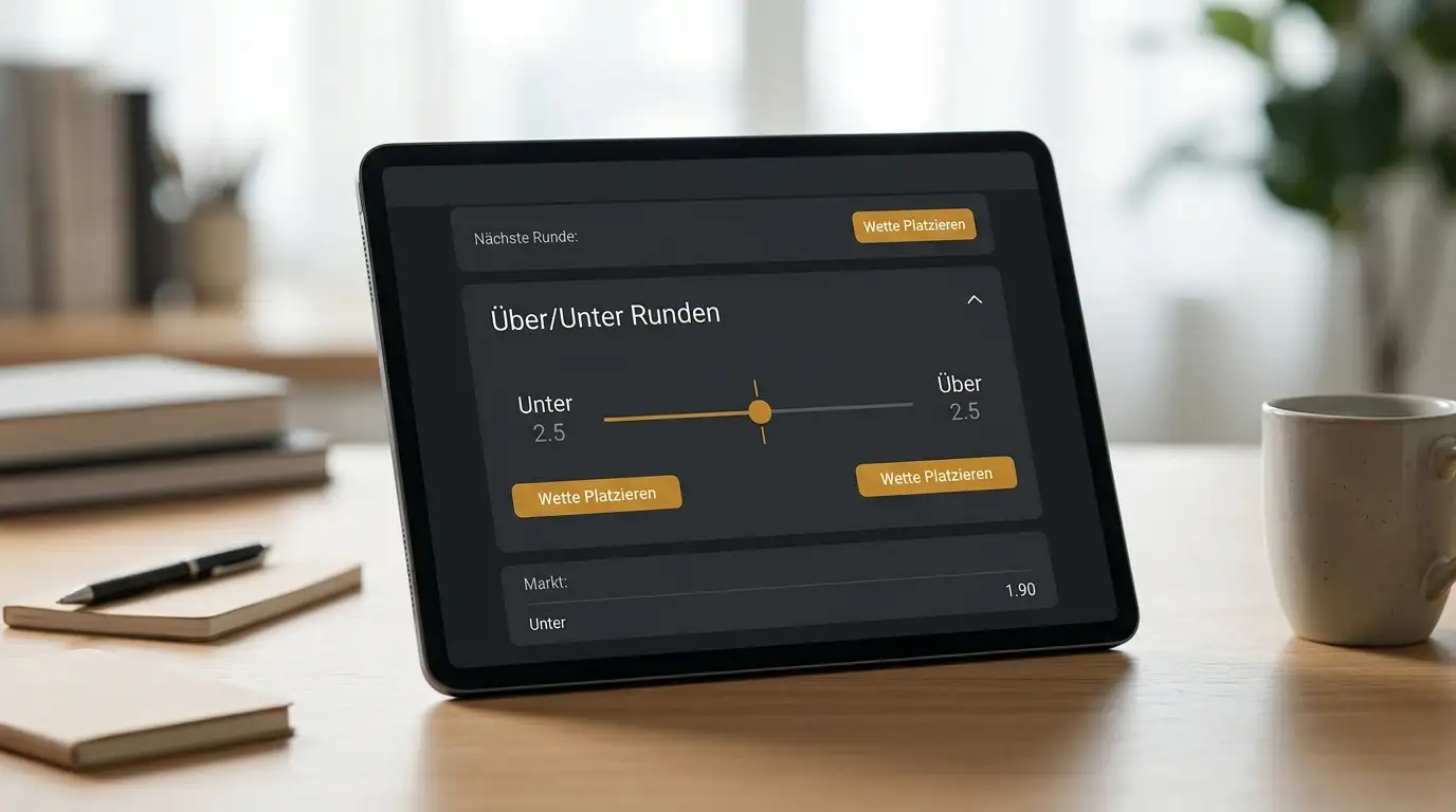 Saubere Darstellung der Über-Unter-Runden-Linie auf Basis der Finish-Wahrscheinlichkeit